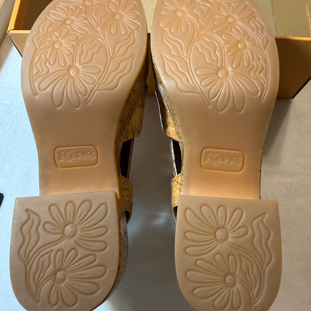 Korks Women's Calda Platform Comfort Sandals. Size 8 - Picture 5 of 9
